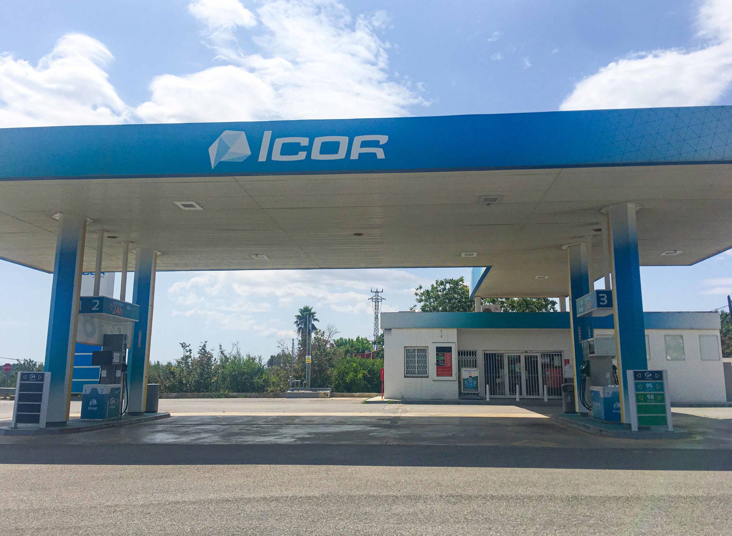 Icor Energía – Complete Petrol Station Brand Identity